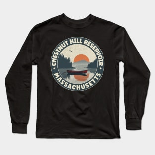 Chestnut Hill Reservoir Massachusetts Long Sleeve T-Shirt